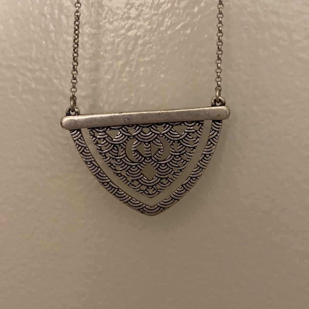 Lucky Brand Silver Pendant Necklace